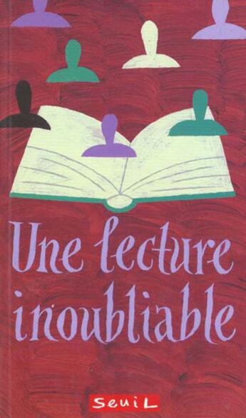 Couverture du livre « Une Lecture Inoubliable » de Noziere/Noziere/Nozi aux éditions Seuil Jeunesse