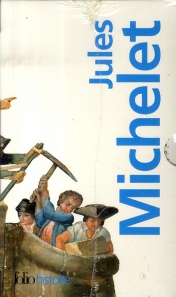 Couverture du livre « Coffret histoire de la révolution française » de Jules Michelet aux éditions Gallimard