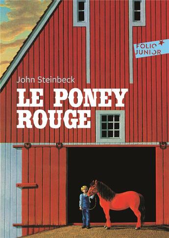 Couverture du livre « Le poney rouge » de John Steinbeck aux éditions Gallimard-jeunesse
