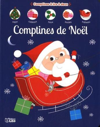 Couverture du livre « Comptines à lire de Noël » de  aux éditions Lito