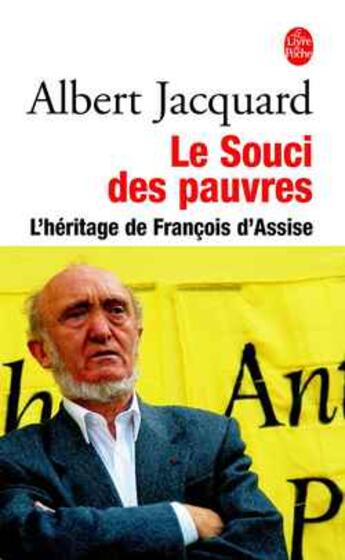 Couverture du livre « Le souci des pauvres » de Jacquard-A aux éditions Le Livre De Poche