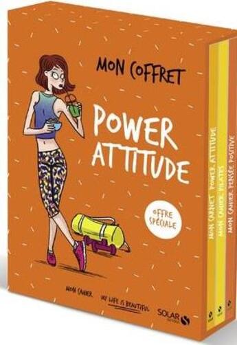 Couverture du livre « MON CAHIER ; power attitude » de Geraldine Lethenet et Cecile Neuville aux éditions Solar