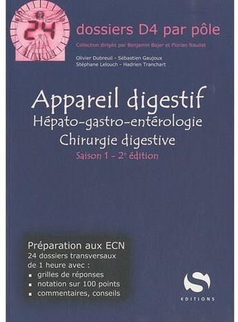 Couverture du livre « Appareil digestif (2e édition) » de  aux éditions Medxls