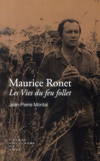 Couverture du livre « Maurice Ronet » de Jean-Pierre Montal aux éditions Pierre-guillaume De Roux