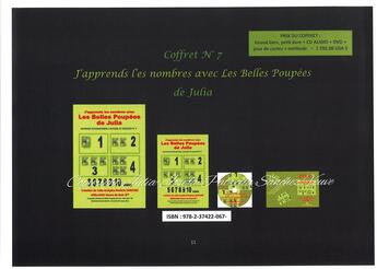 Couverture du livre « J'apprends les nombres avec les belles poupées de Julia » de Julia-Josepha-Patricia Sanchez aux éditions Croire Savoir Vouloir