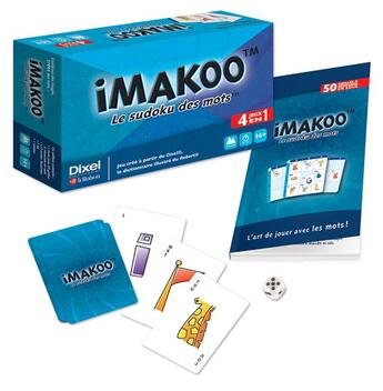 Couverture du livre « Imakoo ; le sudoku des mots » de  aux éditions Prisma Passion