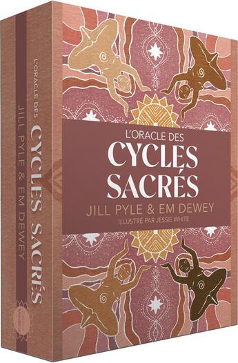 Couverture du livre « L'oracle des cycles sacrés » de Jessie White et Jill Pyle et Em Dewey aux éditions Medicis