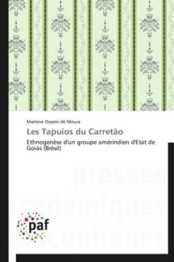 Couverture du livre « Les Tapuios du Carretão » de Marlene Ossami De Moura aux éditions Presses Academiques Francophones