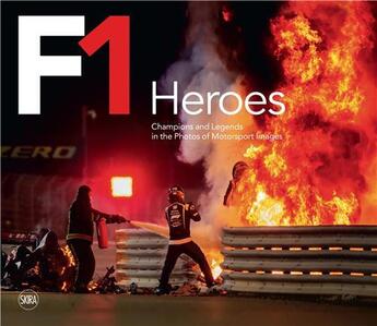 Couverture du livre « F1 heroes champions and legends in the photos of motorsport images » de Giorgio Terruzzi aux éditions Skira