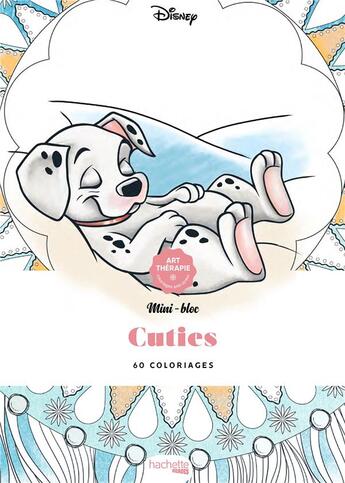 Couverture du livre « Cuties - mini blocs coloriages » de Mademoiselle Eve aux éditions Hachette Pratique