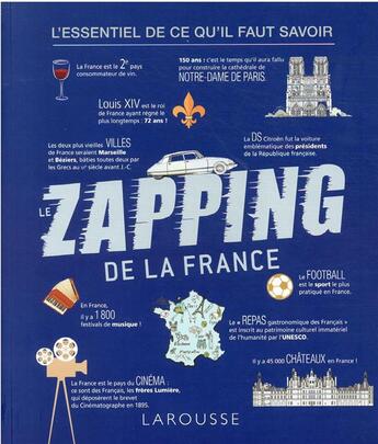 Couverture du livre « Le zapping de la France » de  aux éditions Larousse