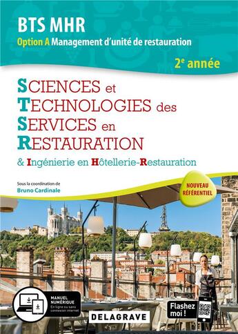 Couverture du livre « Sciences et technologies des services en restauration STSR ; BTS MHR 2e année ; pochette élève » de Bruno Cardinale et Philippe Buthiaux et Ludovic Cubizolles et Nathalie Drayton aux éditions Delagrave