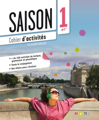 Couverture du livre « SAISON t.1 ; méthode de français ; A1 ; A2 » de  aux éditions Didier