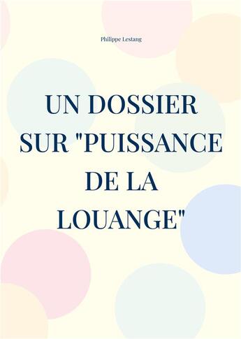 Couverture du livre « Un dossier sur 