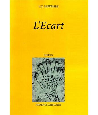 Couverture du livre « L'écart » de Valentin Mudimbe aux éditions Presence Africaine