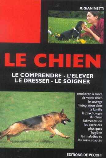 Couverture du livre « Le chien » de Robert Gianinetti aux éditions De Vecchi