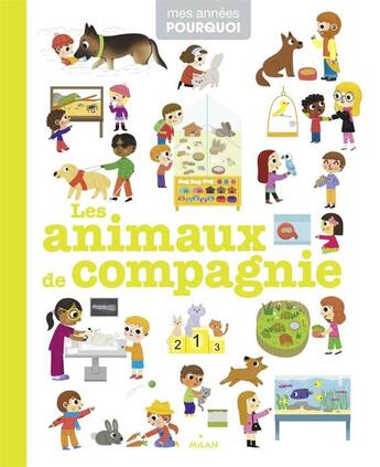 Couverture du livre « Les animaux de compagnie » de Pascale Hedelin aux éditions Milan