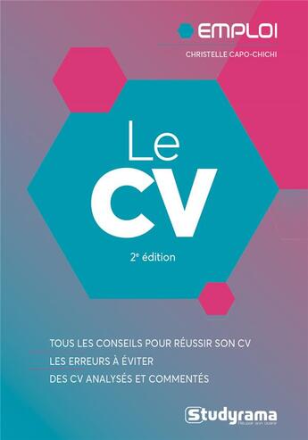 Couverture du livre « Le CV (2e édition) » de Capo-Chichi Christel aux éditions Studyrama