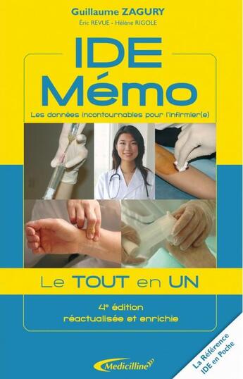 Couverture du livre « Ide mémo (4e édition) » de Guillaume Zagury aux éditions Medicilline