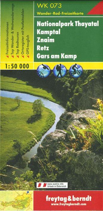 Couverture du livre « Nationalm park thayatal kamptal- znaim- retz-gars and » de  aux éditions Freytag Und Berndt