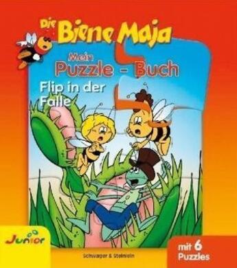 Couverture du livre « Maya l'abeille ; mon livre de puzzles ; Flip en danger » de  aux éditions Ngv