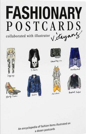 Couverture du livre « Fashionary postcard book illustration by vita yang » de Fashionary aux éditions Fashionary