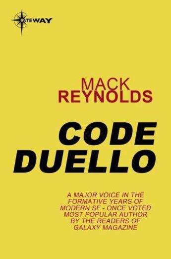 Couverture du livre « Code Duello » de Mack Reynolds aux éditions Orion Digital