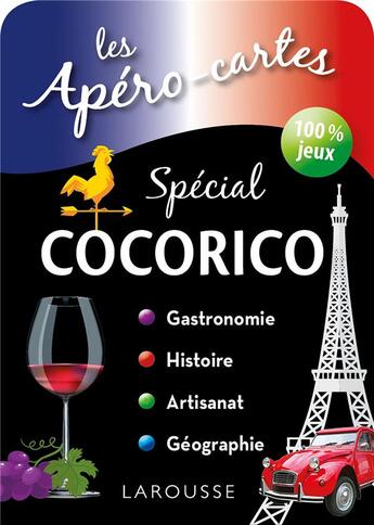 Couverture du livre « Apéro-cartes spécial cocorico » de  aux éditions Larousse