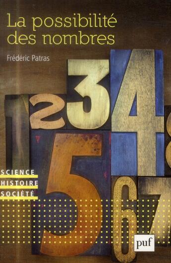 Couverture du livre « La possibilité des nombres » de Frederic Patras aux éditions Puf