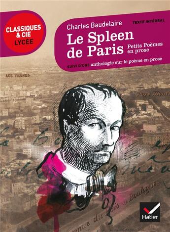 Couverture du livre « Le spleen de Paris » de Charles Baudelaire aux éditions Hatier