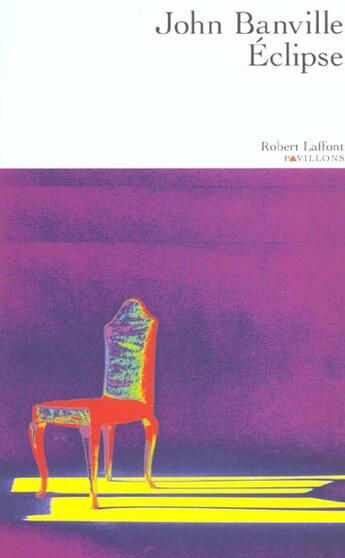 Couverture du livre « Eclipse » de John Banville aux éditions Robert Laffont