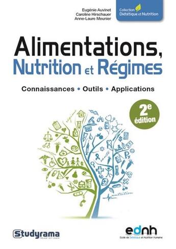 Couverture du livre « Alimentations, nutrition et régimes » de  aux éditions Studyrama