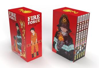 Couverture du livre « Fire force : coffret Tomes 1 à 5 » de Atsushi Ohkubo aux éditions Kana