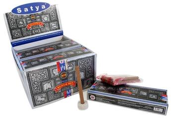 Couverture du livre « Encens super hit ; dhoop sticks ; satya ; 45 grs ; lot de 12 boîtes » de  aux éditions Dg-exodif