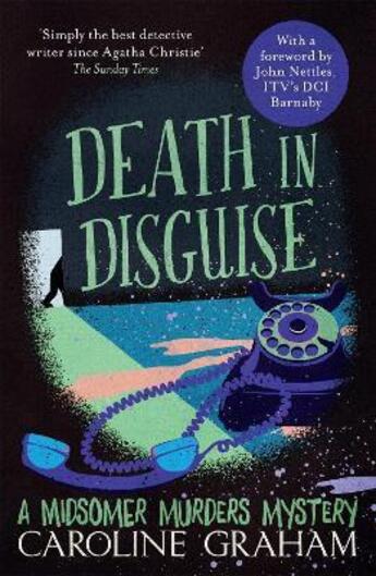 Couverture du livre « DEATH IN DISGUISE - A MIDSOMER MURDERS MYSTERY 3 » de Caroline Graham aux éditions Headline