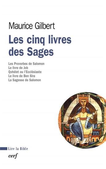 Couverture du livre « Les cinq livres des sages » de Gilbert M aux éditions Cerf