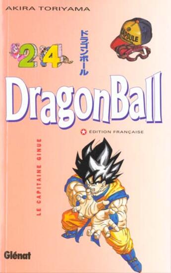 Couverture du livre « Dragon ball Tome 24 ; le capitaine Ginue » de Akira Toriyama aux éditions Glenat