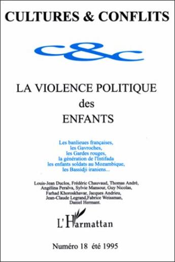 Couverture du livre « La violence politique des enfants - vol18 » de  aux éditions L'harmattan