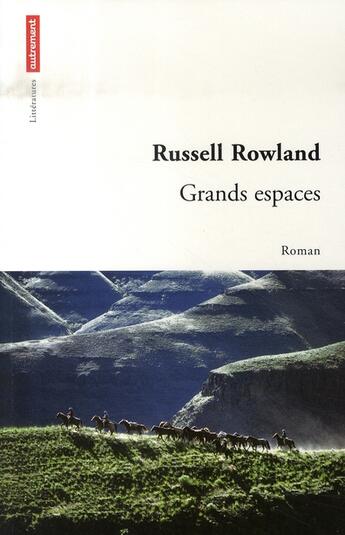 Couverture du livre « Grands espaces » de Russell Rowland aux éditions Autrement