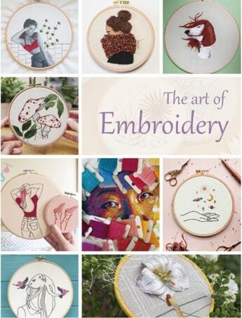 Couverture du livre « The art of embroidery » de Eva Minguet aux éditions Monsa