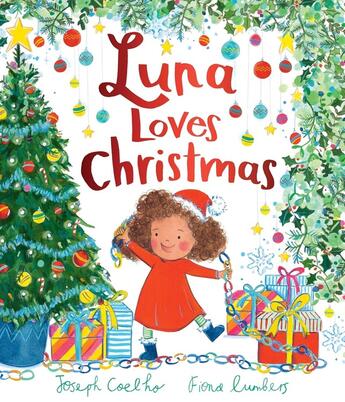 Couverture du livre « Luna loves Christmas » de Joseph Coelho et Fiona Lumbers aux éditions Walker Books