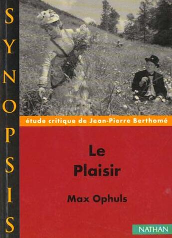 Couverture du livre « Le Plaisir » de Berthome aux éditions Nathan