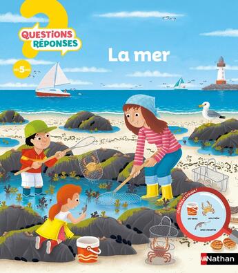 Couverture du livre « QUESTIONS REPONSES 5+ ; la mer » de  aux éditions Nathan