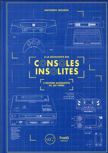 Couverture du livre « A la decouverte des consoles insolites - l'histoire alternative du jeu video » de Boudin Anthony aux éditions Third Editions