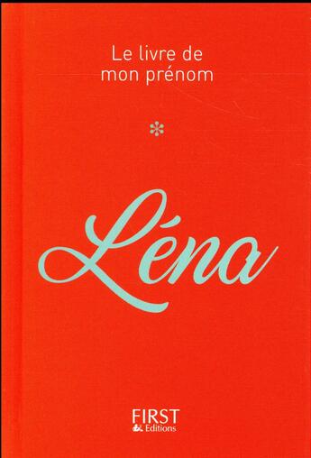 Couverture du livre « Lena » de Jules Lebrun aux éditions First