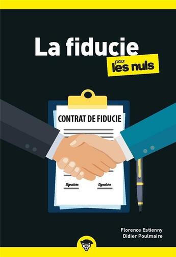 Couverture du livre « La fiducie poche pour les nuls » de Florence Estienny et Didier Poulmaire aux éditions First