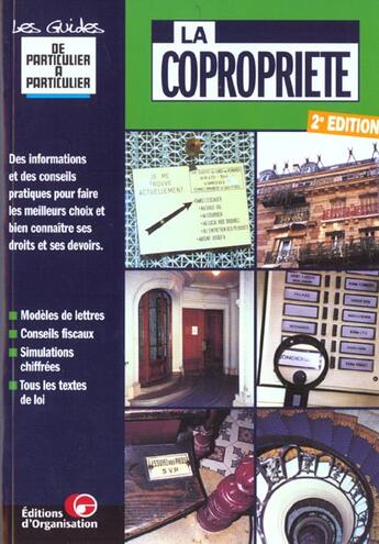 Couverture du livre « La Copropriete » de Michel Guerin aux éditions Organisation