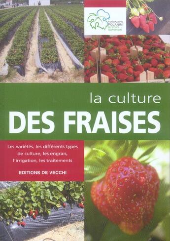 Couverture du livre « Culture des fraises (la) » de  aux éditions De Vecchi