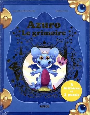 Couverture du livre « Azuro, le grimoire » de Olivier Souille et Laurent Souille et Jeremie Fleury aux éditions Auzou