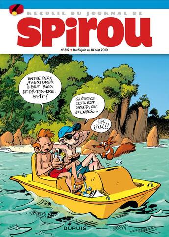 Couverture du livre « Recueil Spirou N.315 » de  aux éditions Dupuis